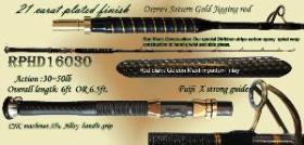 Osprey jigging rods, Jigging rods with alu handle and fuiji guides
