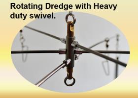 Rotating Dredge with  heavy duty swivel